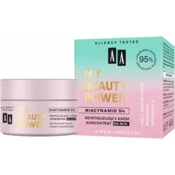 AA Oceanic - AA MY BEAUTY POWER - NIACYNAMID 5% Rewitalizujący krem-koncentrat na NOC 50 ml 5900116075969