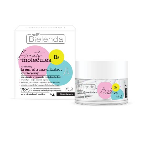 Bielenda - Beauty Molecules - Molekularny synbiotyczny KREM ultranawilżający 50 ml 5902169051365