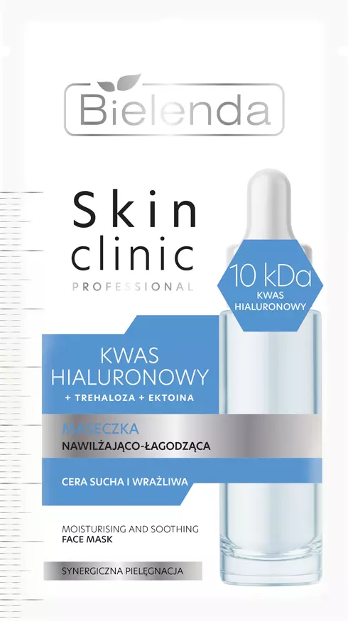 Bielenda - SKIN CLINIC PROFESSIONAL - KWAS HIALURONOWY maseczka nawilżająco- łagodząca 8g 5902169049850