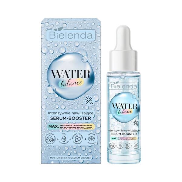 Bielenda - WATER Balance - Intensywnie nawilżające SERUM - booster do twarzy 30 g 5902169049287