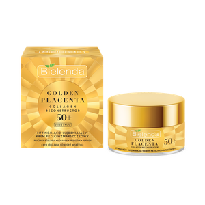 Bielenda - GOLDEN PLACENTA - COLLAGEN RECONSTRUCTOR  50 + - Liftingująco - ujędrniający krem DZIEŃ / NOC przeciwzmarszczkowy 50ml 5902169048297