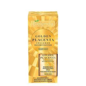 Bielenda - GOLDEN PLACENTA - COLLAGEN RECONSTRUCTOR - Regenerująco - rozświetlające SERUM przeciwzmarszczkowe 30 g 5902169048334